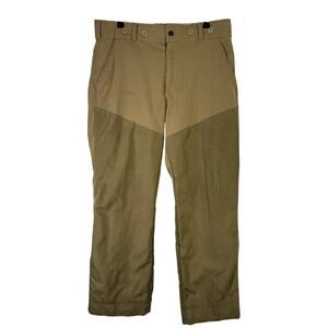 Remington Men's Size 36x29 Double Knee Khaki Canvas Hunting Pants